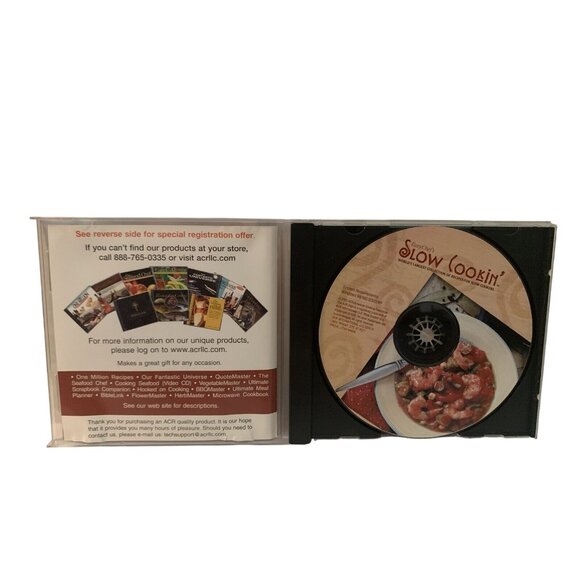Easy Chefs Slow Cookin CD Worlds Largest Slow-Cooker Recipe Collection 2005 - Picture 2 of 4